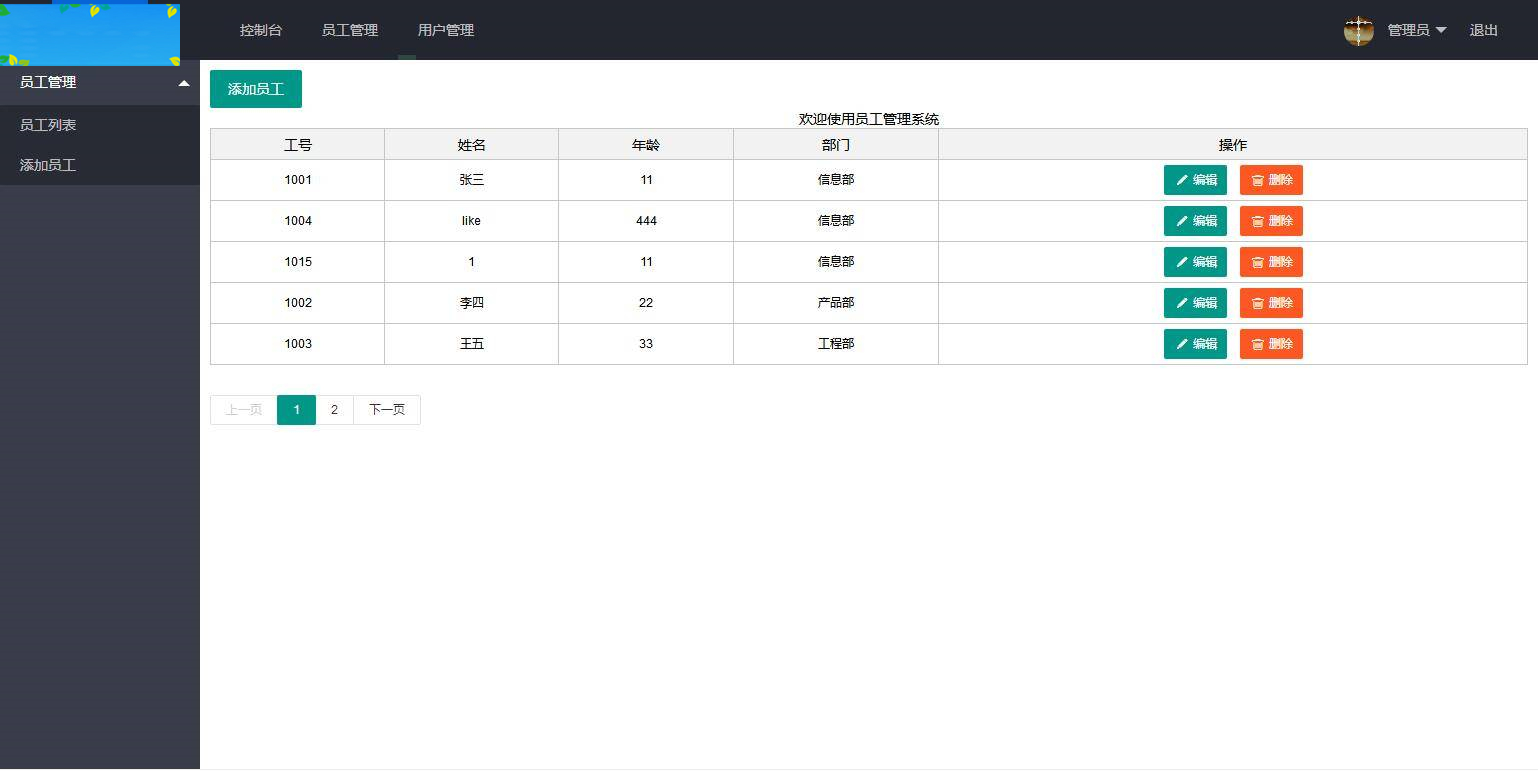 K351 ThinkPHP内核简单员工管理系统源码|精品资源|果果网|百度云盘下载
