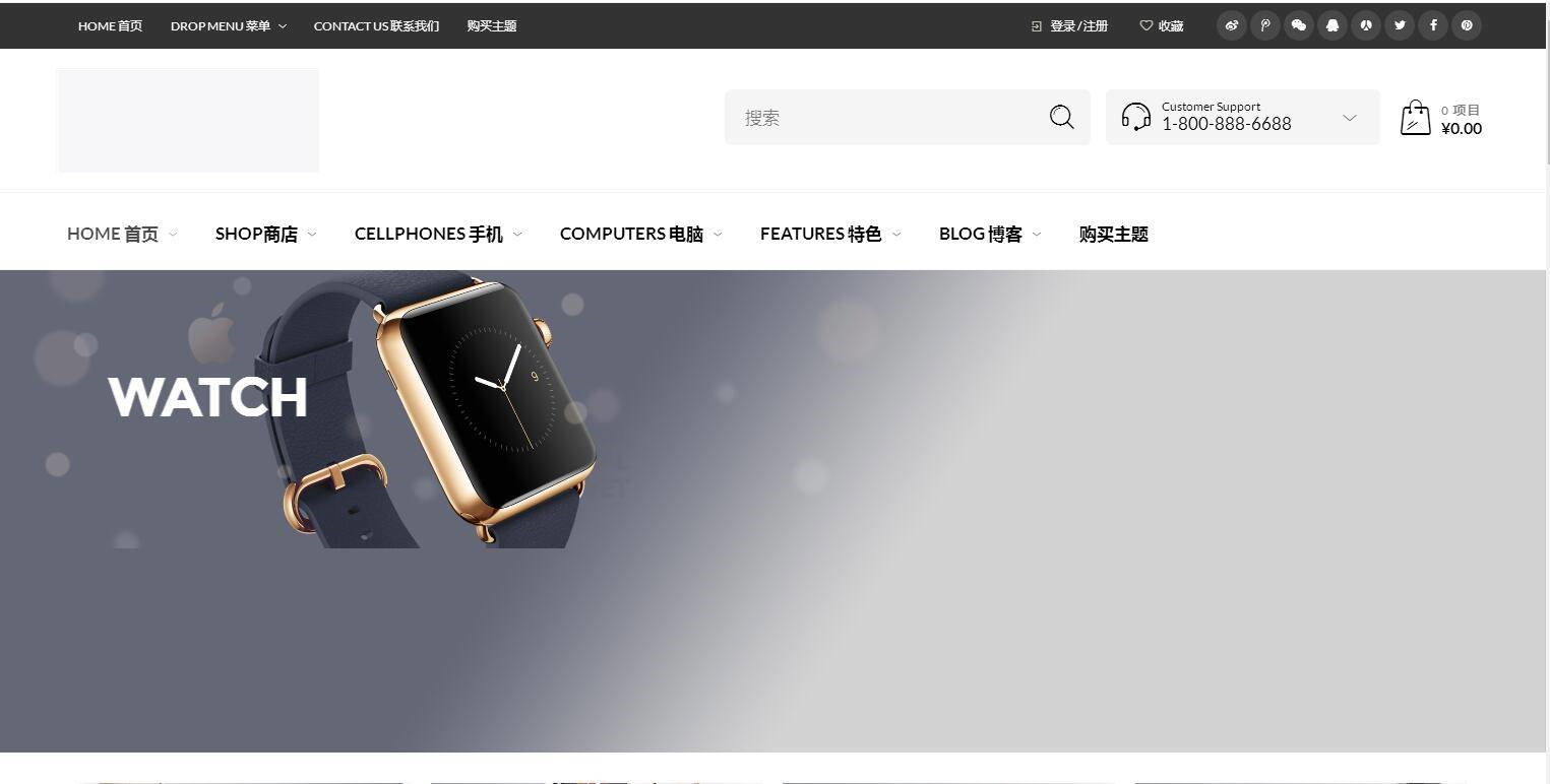 C255 wordpress主题|购物商城主题源码电子商务外贸网站汉化版|精品资源|果果网