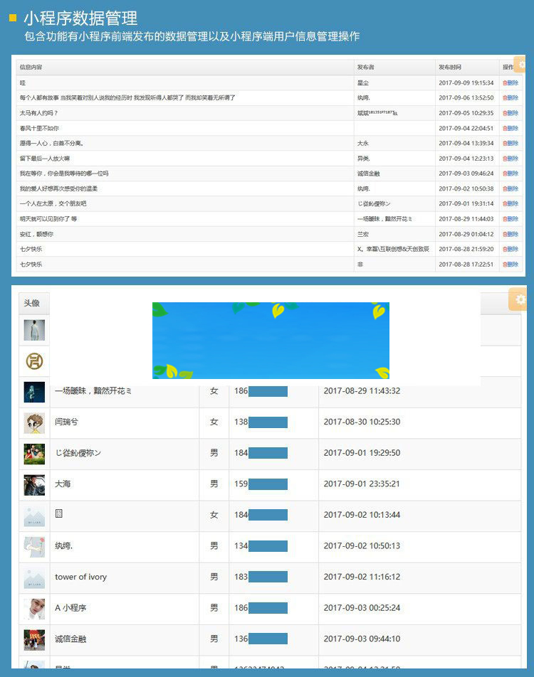 Thinkphp微信小程序图片管理系统源码带后台|精品资源|果果网