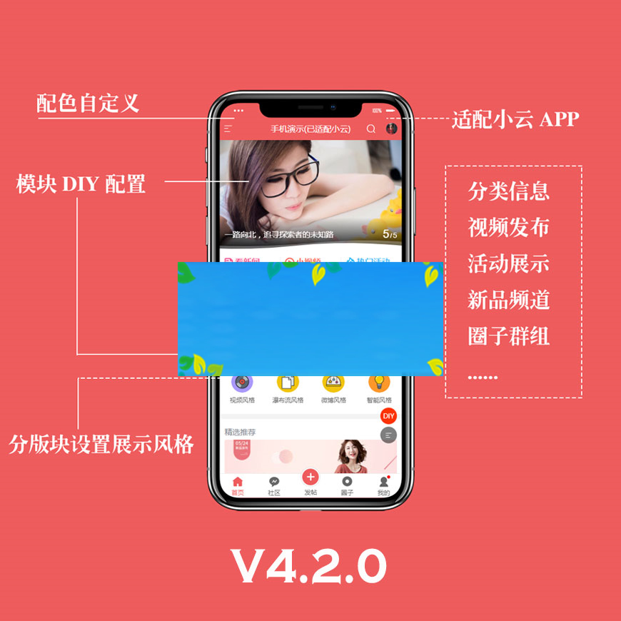 Discuzx3.4手机模板AIUI手机版4.2.0高级版GBK+UTF8|精品资源|果果网