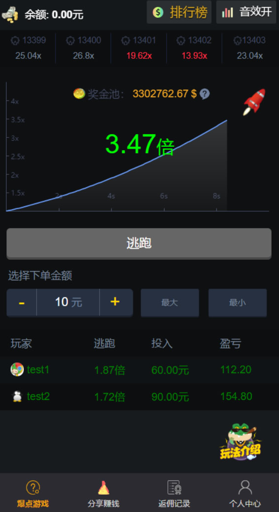 A915 【H5爆点】YL火箭逃跑刺激财富翻倍无授权+搭建视频教程[已对接特派支付+免公众号接口]|精品资源|果果网