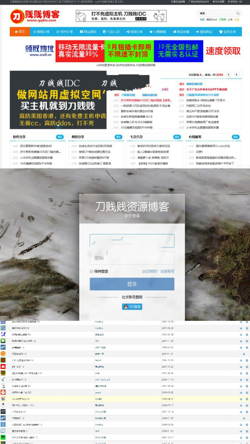 zblog模板资源博客网站全站源码分享-ss|精品资源|果果网