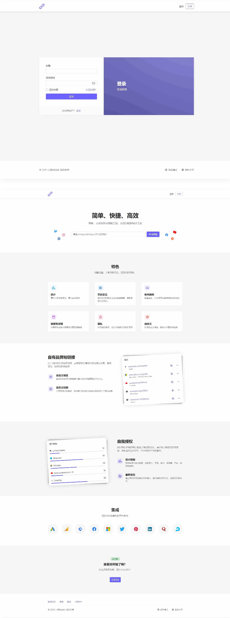 PHP短网址生成系统/短链接生成系统/URL缩短器系统源码|精品资源|果果网
