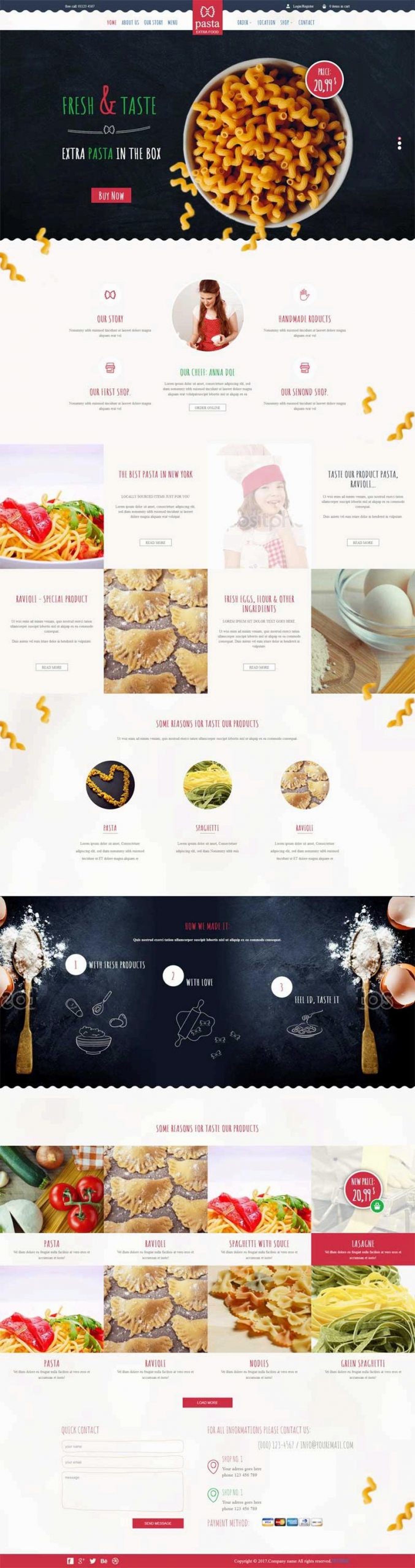 卡通的面包甜品店网上预订网站模板html整站|精品资源|果果网