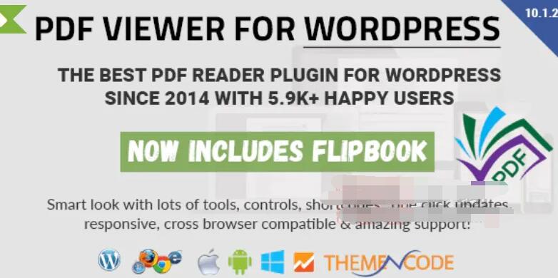 PDF viewer for WordPress 10.1.1汉化中文破解版|PDF查看器WordPress的PDF阅读器插件|精品资源|果果网