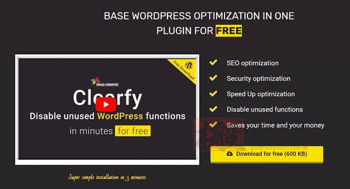 Webcraftic Clearfy Business 1.9.6汉化中文版|WordPress优化多功能集合插件下载|精品资源|果果网