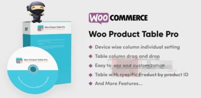Woo Product Table Pro 8.0.1汉化中文版|WooCommerce产品表字段简码生成WordPress插件|精品资源|果果网|百度云盘下载