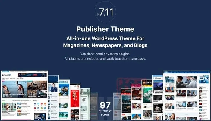 Publisher Pro 7.12.0汉化中文版|杂志报纸博客多合一WordPress主题|精品资源|果果网