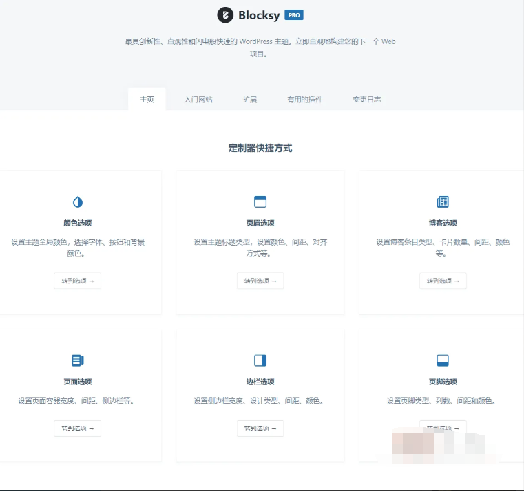 Blocksy Pro 1.8.96完美汉化中文版|区块自定义个性化轻量闪电快速WordPress主题|精品资源|果果网