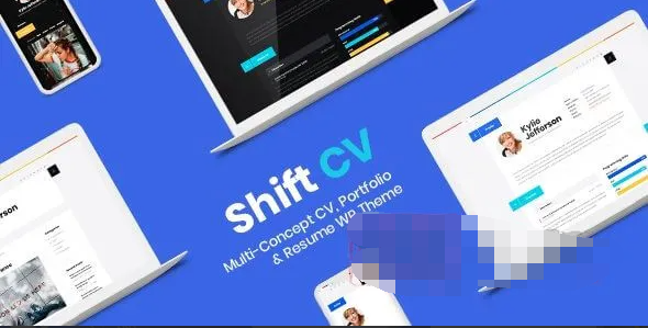 ShiftCV 3.0.8汉化中文版|创意个人博客\简历\作品集WordPress主题模板|精品资源|果果网