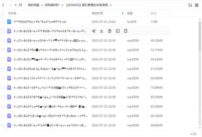《团队管理的40条军规》视频40课合集（已完结）[MP4/2.57GB]百度云网盘下载|精品资源|果果网