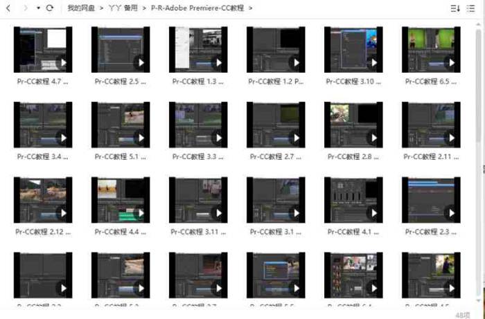 2019最新Adobe Premiere CC视频教程48节[MP4/777.33MB]百度云网盘下载|精品资源|果果网|百度云盘下载