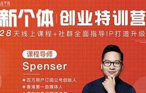 《新个体创业特训营》视频课程合集[MP4/310.32MB]百度云网盘下载|精品资源|果果网