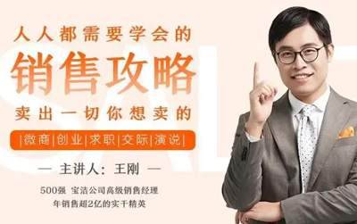 [人人都需要学会的销售攻略：卖出一切你想卖的视频+课件合集][PDF/MP4/2.05GB]百度云网盘下载|精品资源|果果网|百度云盘下载
