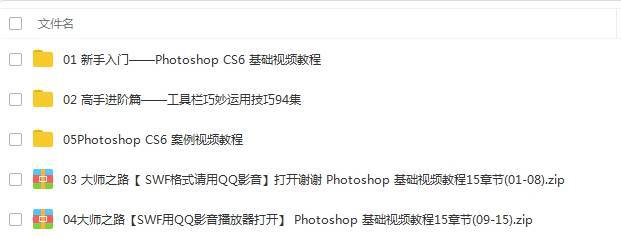 [PhotoShop CS6新手入门到高手教程视频合集][AVI/SWF/9.74GB]百度云网盘下载|精品资源|果果网|百度云盘下载