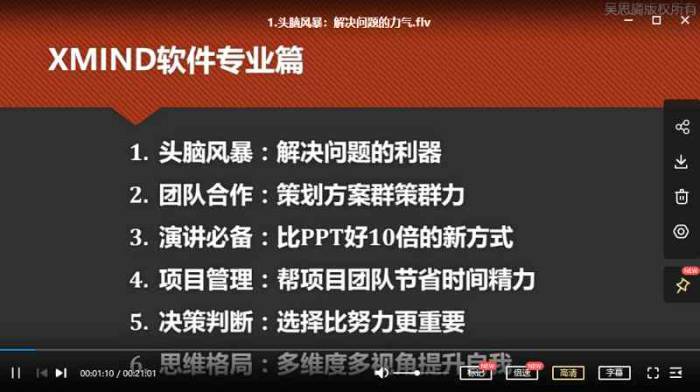[Xmind教程][思维导图软件Xmind教程视频(入门+高级)合集][FLV/1.01GB]百度云网盘下载|精品资源|果果网